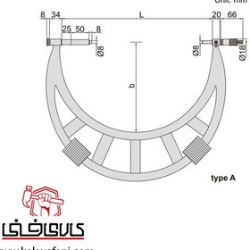 تصویر میکرومتر اینسایز 1000-900 میلی متر خارج سنج مدل 1000-3205 Insize Outside Micrometer With Extension Anvil Collar 3205-1000A