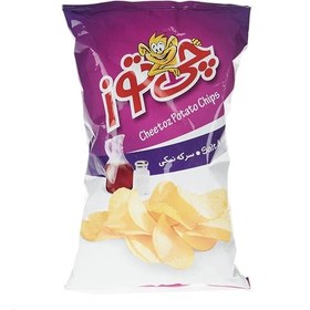 تصویر چیپس برگه ای سیب زمینی سرکه نمکی 65 گرمی 