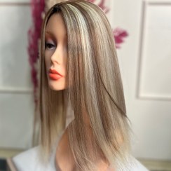 تصویر پروتز کفسری لایت قهوه ای بلوند متوسط 