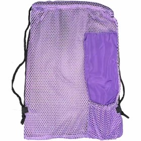 تصویر مش بگ شنا بنفش آکوا اسپرت مدل Purple-zebra Purple-zebra large mesh bag