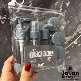 تصویر پک مسافرتی 7تکه (دارای قیف و کاردک) 7 in 1 travel bottle set WESUNCO