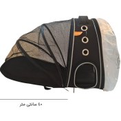 تصویر کوله حمل سگ و گربه زاریکس مدل زئوس با پارک 