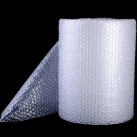 تصویر نایلون حباب‌دار ضربه‌گیر عرض 100 سانتی‌متر رول 50 متری 