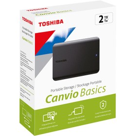 تصویر هارد اکسترنال توشیبا مدل Canvio Basics ظرفیت 2 ترابایت 