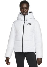 تصویر کاپشن زنانه نایک اورجینال سفید Nike DJ6997-100 FS 