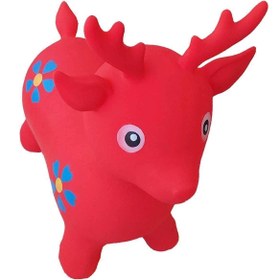 تصویر حیوانات بادی پرشی طرح اسب مدل 1300 گرمی Jumping inflatable animals, horse model, 1300 grams