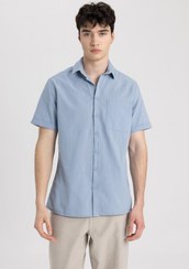 تصویر پیراهن مردانه دفاکتو آستین کوتاه راسته | Defacto R1706AZ24SM 