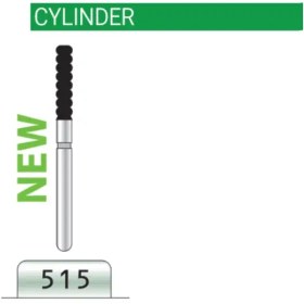 تصویر فرز فیشور الماسی توربین تیزکاوان CYLINDER DIAMOND BUR Teeskavan