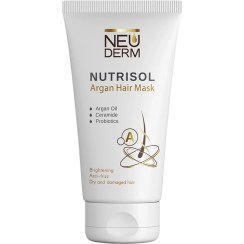 تصویر ماسک مو ترمیم کننده حاوی روغن آرگان Nutrisol نئودرم - 150ml 