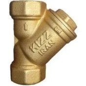 تصویر صافی برنجی 11/2 اینچ 16 بار کیز ایران Kizz Iran Brass Y Strainer with Stainless Steel Mesh 11/2 inch