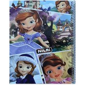 تصویر دفتر نقاشی رحلی جلد سخت پشت سیمی وایت برد Rahali Drawing Notebook Hardcover Wire Back Whiteboard