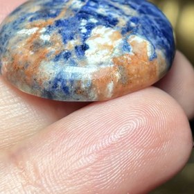 تصویر نگین سنگ سودالیت معدنی کد Z7161 