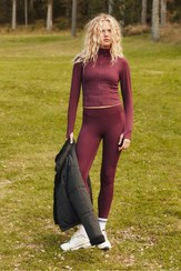 تصویر جاکت زنانه بدون یقه با زیپ - استرادیواریوس - Stradivarius - اورجینال- 996720169 