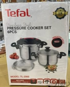 تصویر زودپزدوقلوه Tefal 