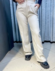 تصویر شلوار‌ واید بگ کرپ 