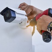 تصویر نصب دوربین مداربسته نصب کلیه تجهیزات سیستم نظارتی