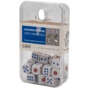 تصویر تاس بازی مدل استاندارد کد D1 بسته 20 عددی 