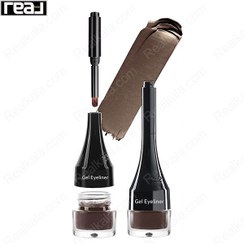 تصویر خط چشم ژلی (ژله ای) کاسه ای فلورمار قهوه ای Flormar Gel Eyeliner Brown 