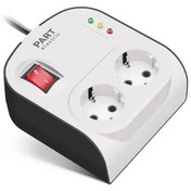 تصویر محافظ دوخانه ارت‌دار با کلید پارت الکتریک 