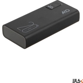 تصویر پاوربانک آکو AP-1 ظرفیت 20000 میلی آمپر AkO AP-1 power bank with a capacity of 20000 mAh