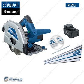 تصویر اره نفوذی شارژی 160 میلی متر شپخ مدل 5901806903-PL55Li Scheppach 5901806903 - PL55Li Circular Saw