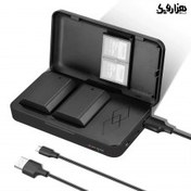 تصویر کیت شارژر و باتری دوتایی نیور مدل NP-FZ100 