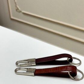 تصویر جا کلیدی چرم طبیعی مدبری 