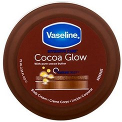 تصویر کرم بدن کره کاکائو وازلین Vaseline مدل cocoa Glow مناسب پوست خشک حجم 75 میل ا cocoa Glow Body Cream Vaseline 75 ml cocoa Glow Body Cream Vaseline 75 ml
