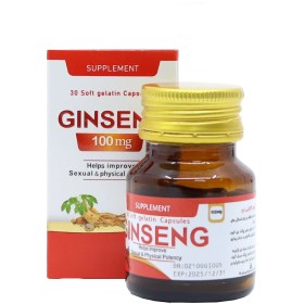 تصویر سافت ژل جینسینگ دانا 30 عددی Daana Ginseng Soft Gel Caps