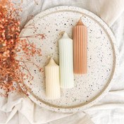 تصویر سینی دکوراتیو طرح موزائیکی هفت رنگ | سینی مینیمال | سینی موزائیکی 