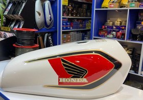 تصویر باک موتورسیکلت هوندا کاربراتوری سفید HONDA/CB 