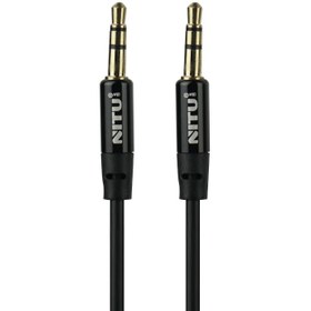 تصویر کابل AUX نیتو مدل NT-AUX006 طول 1 متر NITU NT-AUX006 AUX Cable 1M