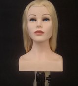 تصویر کله مانکن موی طبیعی مدل 24613 مخصوص شنیون و رنگ 