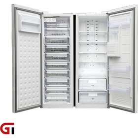 تصویر یخچال فریزر دوقلو الکترواستیل مدل ES24T ELECTRO STEEL REFRIGERATOR ES24T