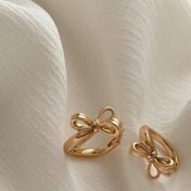 تصویر گوشواره ژوپینگ طرح طلا فانتزی 