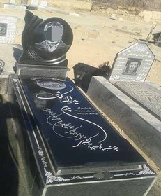 تصویر سنگ قبر گرانيت گرید ۱کد0143 