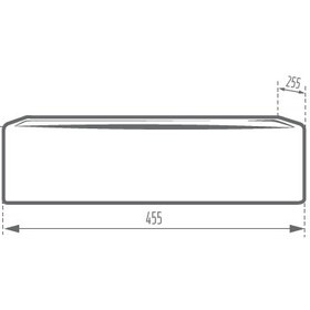 تصویر روشویی کابینتی مروا کابین مدل مایا 46 مروارید (طول 46 عرض 26) (پس کرایه) 