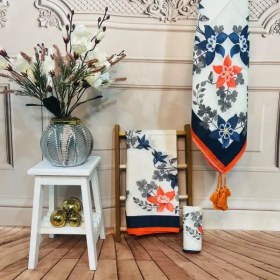 تصویر روسری گلدار مجلسی 