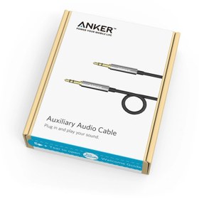 تصویر کابل انتقال صدا AUX انکر Anker Auxiliary Audio Cable 1.2m A7123 