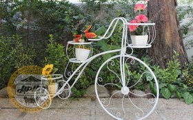 تصویر گلدان مدل دوچرخه 