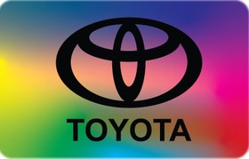 تصویر کارت بانکی فلزی طرح تویوتا - Toyota 