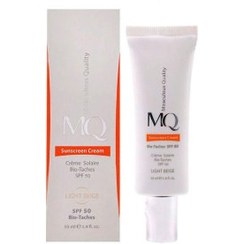 تصویر ضد آفتاب ام کیو رنگی ضدلک MQ SUNSCREEN CREAM BIOTACHES LIGHT BEIG