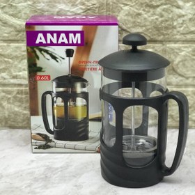 تصویر فرنچ پرس 600 میل آنام - مشکی 