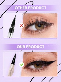 تصویر خط چشم Glide Control Liquid Eyeliner-Matte Black [تضمین اصالت] 