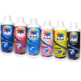 تصویر جوهر 1 لیتری پیکسل مختص پرینترهای اپسون Pixel 1Litre Ink for Epson Printers