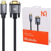 تصویر مبدل اچ دی ام آی به وی جی ای مک دودو Mcdodo CA-777 HDMI to VGA Convertor Cable 