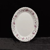 تصویر دیس برنج آرکوپال پارس اپال مدل لیندا 124 گل بنفش 