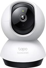 تصویر Tapo TP-Link 2K QHD PAN/TILT CAMERATION برای دوربین حیوان خانگی ، مانیتور کودک ، تشخیص حرکت ، ردیابی حرکت ، صوتی 2 طرفه ، بینایی شب ، ذخیره کارت Cloud & SD ، کار W/Alexa & Google Home (C220) Tapo TP-Link 2K QHD Pan/Tilt Security Camera for Pet Camera, Baby Monitor, Motion Detection, Motion Tracking, 2-Way Audio, Night Vision, Cloud &amp;SD Card Storage, Works w/Alexa &amp; Google Home( C220)