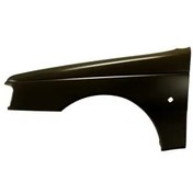 تصویر گلگیر جلو رنگی و آستر شده سمت چپ و راست راهنما دار مناسب پژو 405 پژوآردی و پژو روآ - مشکی / چپ(راننده) Front left and right fender, lined, without paint, with guide rail, suitable for Peugeot 405