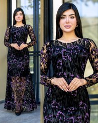 تصویر مدل هیلدا فلوک مخمل شاین 